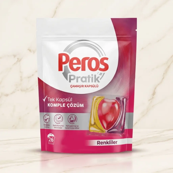 Peros Pratik kapsułki do prania kolorów 26 szt